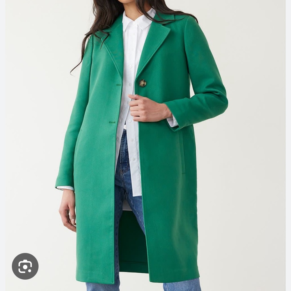 NEW Reitmans Blue Coat (L) - Picture 1 of 9